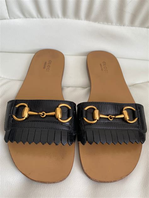 women gucci slide|gucci slides with fur women.